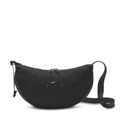 Nike Aura Crescent Crossbody Bag (4L) Black - Black - Tote bag Nike Aura Crescent Crossbody Bag (4L) Black - Black - Tote bag