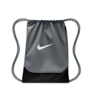 Nike Brasilia Drawstring Bag (18L) Smoke Grey - Grey - Tote bag Nike Brasilia Drawstring Bag (18L) Smoke Grey - Grey - Tote bag