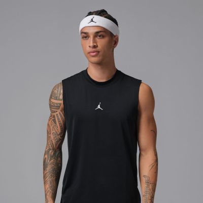 Jordan Sport Essentials Men's Dri-FIT Sleeveless Top Black - Black - Short Sleeve T-Shirt Jordan Sport Essentials Men's Dri-FIT Sleeveless Top Black - Black - Short Sleeve T-Shirt