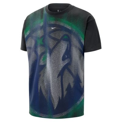 Nike Minnesota Timberwolves Men's Basketball T-Shirt Black - Black - Short Sleeve T-Shirt Nike Minnesota Timberwolves Men's Basketball T-Shirt Black - Black - Short Sleeve T-Shirt