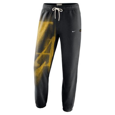 Nike Los Angeles Lakers Standard Issue Men's Fleece Basketball Pants Black - Black - Pants Nike Los Angeles Lakers Standard Issue Men's Fleece Basketball Pants Black - Black - Pants