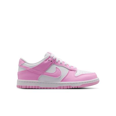 Nike Dunk Low Big Kids' Shoes White - White - Sneakers Nike Dunk Low Big Kids' Shoes White - White - Sneakers