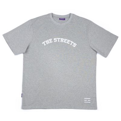 The Streets Grey Tee - Grey - Short Sleeve T-Shirt