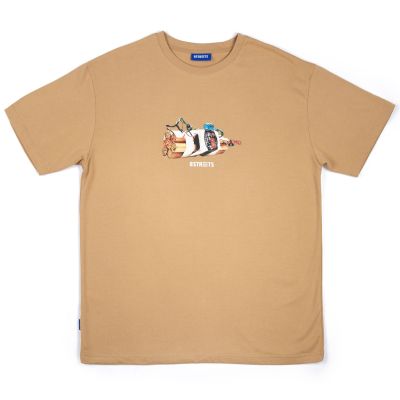 The Streets Bomb Tee - Brown - Short Sleeve T-Shirt