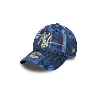 New Era 920 Youth New York Yankees MLB Patchwork Navy Adjustable Cap - Blue - Cap New Era 920 Youth New York Yankees MLB Patchwork Navy Adjustable Cap - Blue - Cap