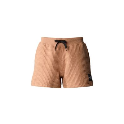 The North Face W Mhysa Quilted Shorts - Brown - Pants