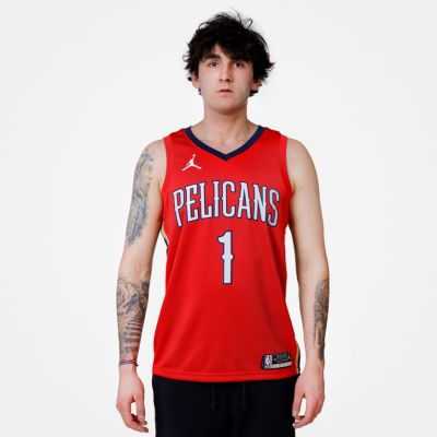Jordan Zion Williamson New Orleans Pelicans Pelicans Statement Edition 2020 - Red - Jersey