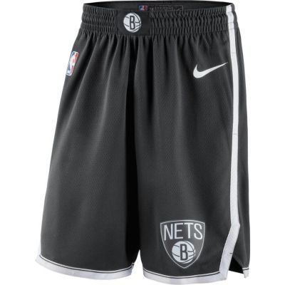 Nike Brooklyn Nets Icon Edition NBA Swingman Shorts - Black - Shorts