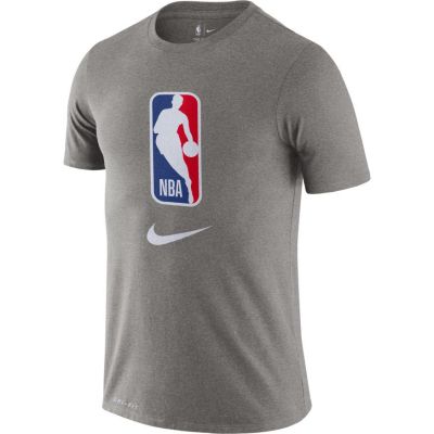 Nike Dri-FIT NBA Logo Tee - Grey - Short Sleeve T-Shirt