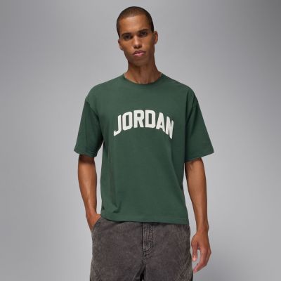 Jordan Flight Essentials Boxy Tee Midnight Green - Green - Short Sleeve T-Shirt