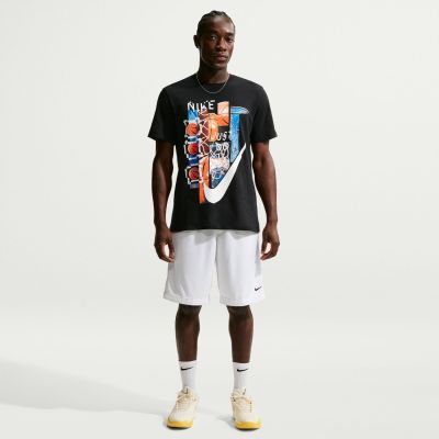Nike Club Basketball Tee Black - Black - Short Sleeve T-Shirt Nike Club Basketball Tee Black - Black - Short Sleeve T-Shirt