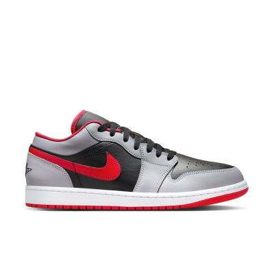 Air Jordan 1 Low "Cement Red" - Black - Sneakers