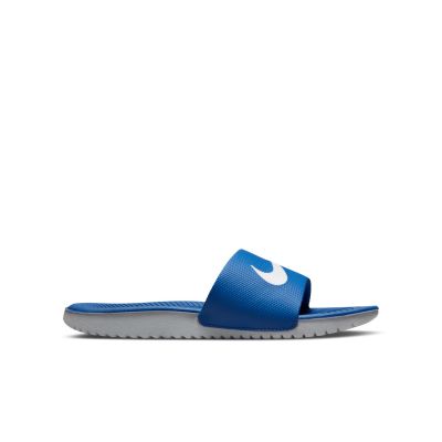 Nike Kawa "Hyper Cobalt" Slides (GS/PS) - Blue - Sandals