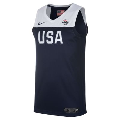 Nike USA (Road) Basketball Jersey - Blue - Jersey