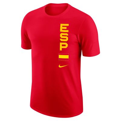 Nike Dri-FIT Spain Team Tee - Red - Short Sleeve T-Shirt