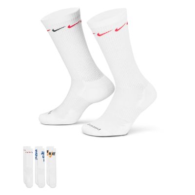Nike Everyday Plus Cushioned 3-Pack Socks Multi-Color - White - Socks