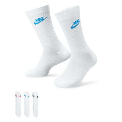 Nike Sportswear Everyday Essential Crew 3-Pack Socks Multi-Color - White - Socks