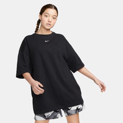 Nike Sportswear Essential Wmns Oversized Tee Black - Black - Short Sleeve T-Shirt