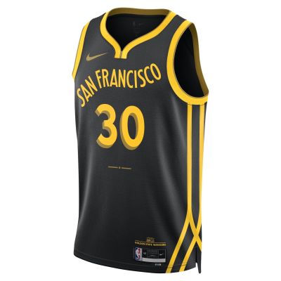 Nike Dri-FIT NBA Golden State Warriors Stephen Curry City Edition 23/24 Swingman Jersey - Black - Jersey