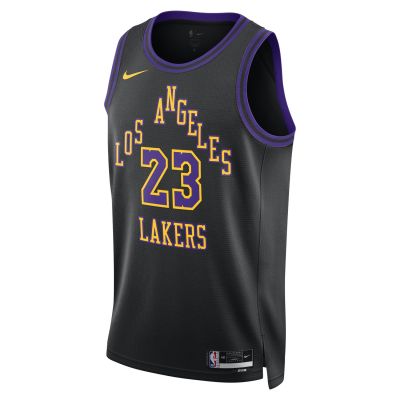 Nike Dri-FIT LA Lakers LeBron James City Edition 23/24 Swingman Jersey - Black - Jersey