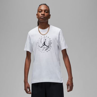 Jordan Dri-FIT Sport Graphic Tee White - White - Short Sleeve T-Shirt