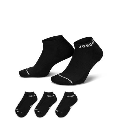 Jordan Everyday No-Show 3-Pack Socks Black - Black - Socks