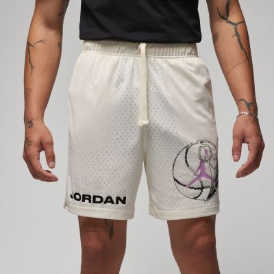 Jordan Dri-FIT Sport BC Mesh Shorts Pale Ivory - White - Shorts