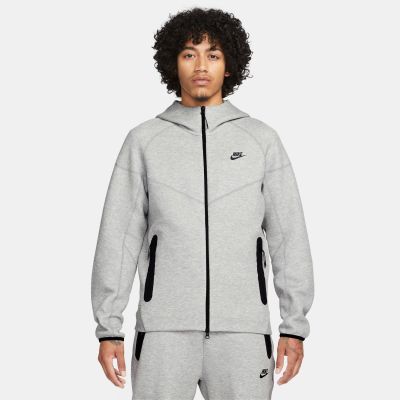 Nike Sportswear Tech Fleece Windrunner Hoodie Heather Grey - Grey - Hoodie
