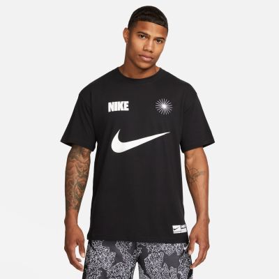 Nike Max90 Naos Basketball Tee Black - Black - Short Sleeve T-Shirt