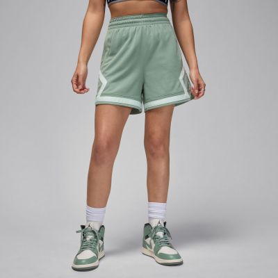 Jordan Sport Wmns 4" Diamond Shorts Jade Smoke - Green - Shorts