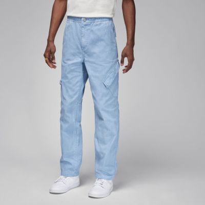 Jordan Essentials Washed Chicago Pants Blue Grey - Blue - Pants