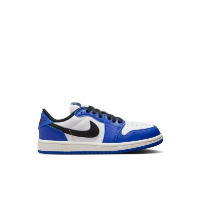 Air Jordan 1 Retro Low "Game Royal" (PS) - White - Sneakers