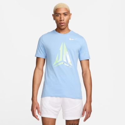 Nike Dri-FIT Ja Basketball Tee Light Blue - Blue - Short Sleeve T-Shirt