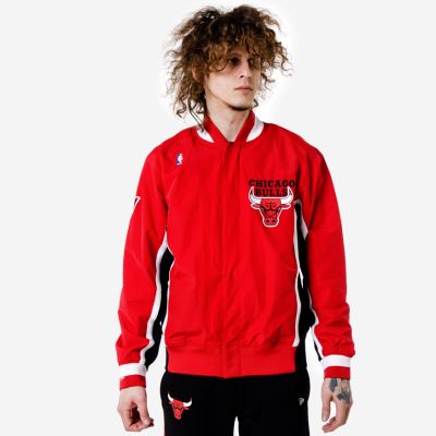 Mitchell & Ness Authentic Warm Up Jacket 96 Chicago Bulls Red - Red - Jacket