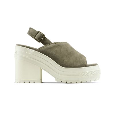 Converse Chuck 70 De Luxe Heel Mule - Grey - Sandals Converse Chuck 70 De Luxe Heel Mule - Grey - Sandals