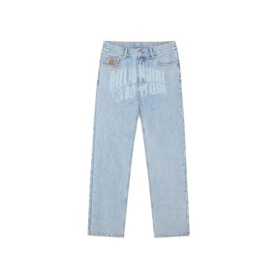 Billionaire Boys Club Faded Arch Logo Denim Pants Light Wash Blue - Blue - Pants Billionaire Boys Club Faded Arch Logo Denim Pants Light Wash Blue - Blue - Pants