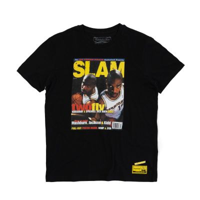 Mitchell & Ness NBA Golden State Warriors Tim Hardaway Slam Tee - Black - Short Sleeve T-Shirt