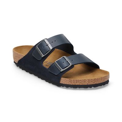 Birkenstock Arizona Mixed Leather Narrow Fit Blue - Blue - Sandals Birkenstock Arizona Mixed Leather Narrow Fit Blue - Blue - Sandals
