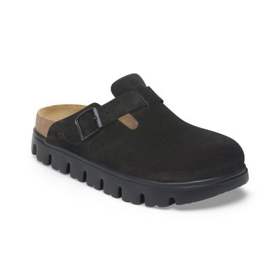 Birkenstock Boston Chunky Suede Leather Narrow Fit Black 1028317 - Black - Sandals Birkenstock Boston Chunky Suede Leather Narrow Fit Black 1028317 - Black - Sandals