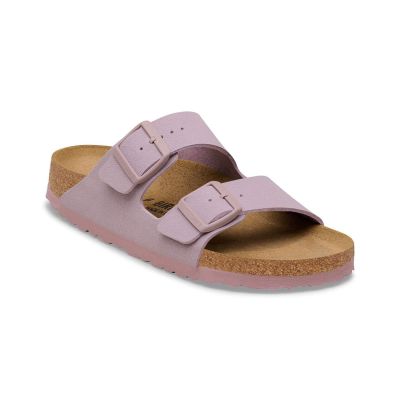 Birkenstock Arizona Birkibuc Regular Fit Faded Purple - Purple - Sandals Birkenstock Arizona Birkibuc Regular Fit Faded Purple - Purple - Sandals