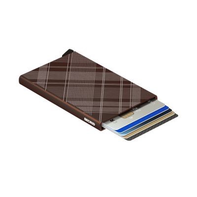 Secrid Cardprotector Laser tartan Brown - Brown - Accessories Secrid Cardprotector Laser tartan Brown - Brown - Accessories
