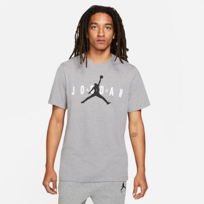 Jordan Air Wordmark Tee - Grey - Short Sleeve T-Shirt
