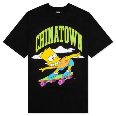The Simpsons X Chinatown Market Cowabunga Arc T-Shirt Black - Black - Short Sleeve T-Shirt