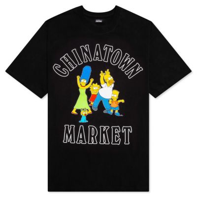 The Simpsons X Chinatown Market Family Og T-Shirt Black - Black - Short Sleeve T-Shirt