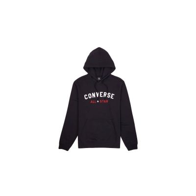 Converse Standard Fit Center Front All - Black - Hoodie