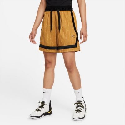 Nike Dri-Fit Swoosh Fly Crossover Wmns Basketball Shorts - Yellow - Shorts