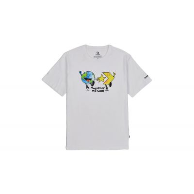 Converse Renew Together We Can Tee White - White - Short Sleeve T-Shirt