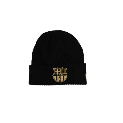 New Era Ribbed Cuff Beanie Barcelona Fc - Black - Cap New Era Ribbed Cuff Beanie Barcelona Fc - Black - Cap