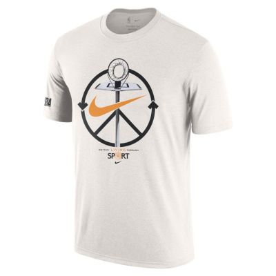Nike NBA Team 31 Courtside Tee Pure - Multi-color - Short Sleeve T-Shirt