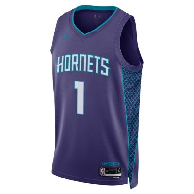 Jordan Dri-FIT NBA Charlotte Hornets Statement Edition 2022 Swingman Jersey - Purple - Jersey